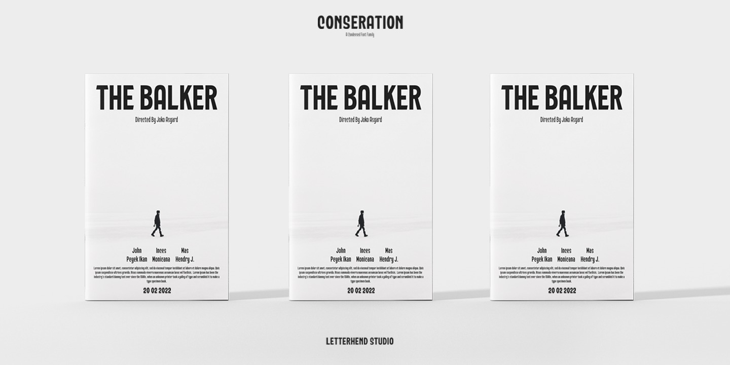 Conseration Bold Font preview